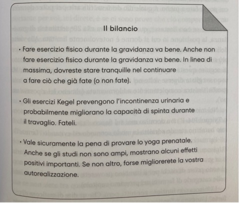 Bilancio allenamento e riposo in gravidanza