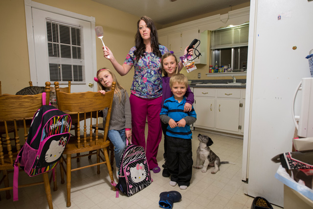 Paycheck to paycheck. Life and Times f Katrina Gilbert